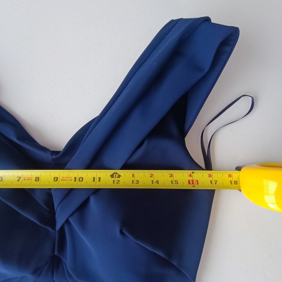 Chiara Boni La Petite Robe Mermaid Dress Navy Blue Size 48 (12) Prom Wedding - Picture 14 of 16